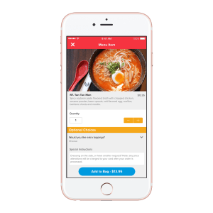 GrubHub Interface